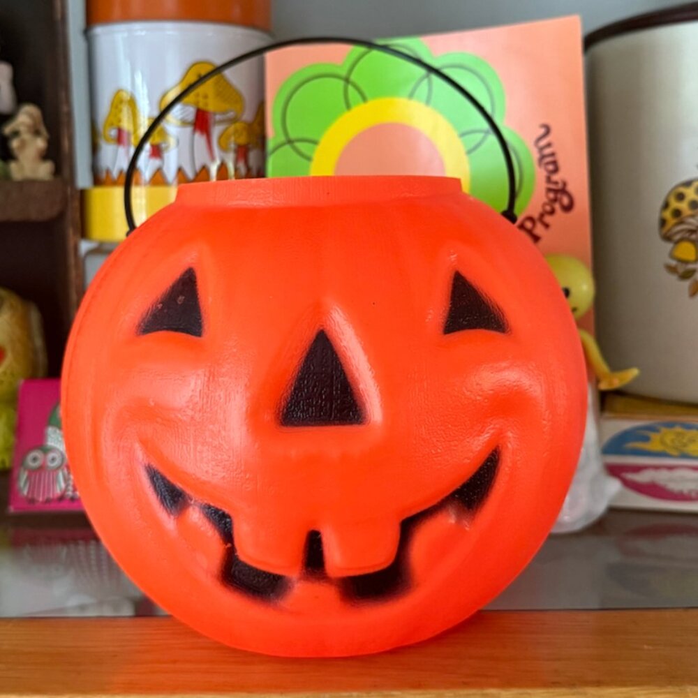 🎃 Halloween Pumpkin Pail Bucket 🎃